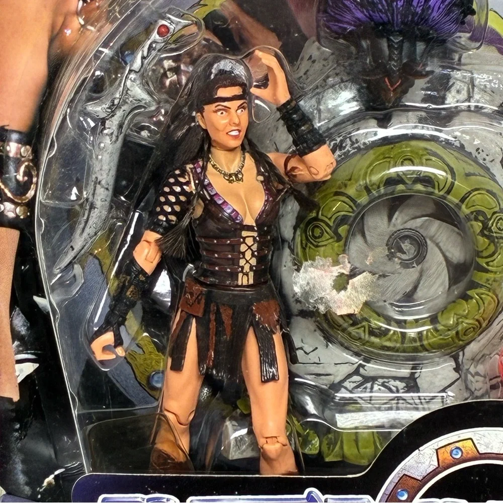 Xena Warrior Princess Action Figure: Velasca with Tribal Mask & Ambrosia Cave